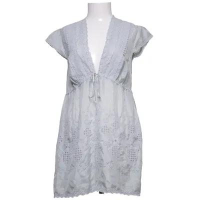 Dress (Blue) from Vintage Johnny Was Silk