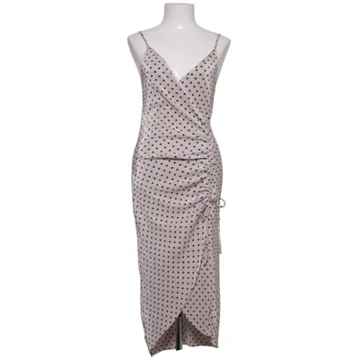 Jurk (Beige, Zwart) van Bershka Polyester