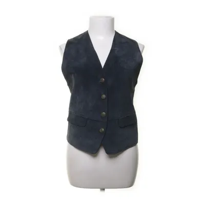 Leather vest (Blue) from Miss Joy Suede