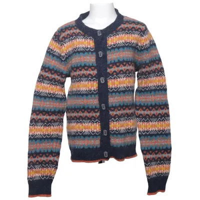 Cardigan (Blue, Multicolored) from Brora Wool