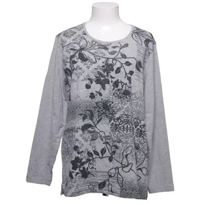 Long sleeve T-shirt (Gray, Black) from Designers Cotton, Elastane