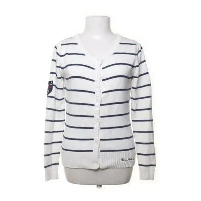 Cardigan (Wit, Blauw) van Bondelid Katoen