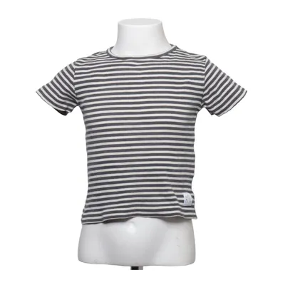 T-shirt (Grå, Vit) från Minimarket Bomull, Elastan