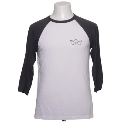 Maillot de baseball (Blanc, Noir) de Viento Coton, Polyester