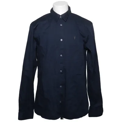 Skjorta (Blå) från Allsaints Bomull, Elastan, Polyuretan