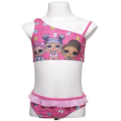 Bikini (Pink, Flerfarvet) fra L.O.L. Surprise! Elastan, Genanvendt polyester