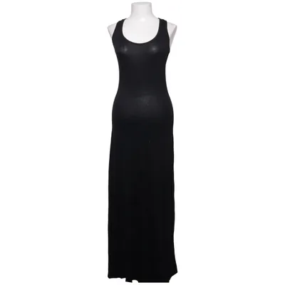 Maxi jurk (Zwart) van Vintage Dressing Elastaan, Viscose