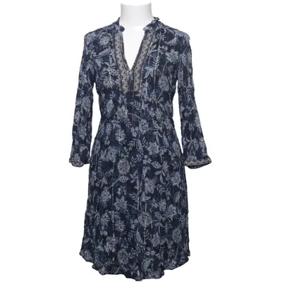 Jurk (Blauw, Wit, Meerkleurig) van Maison 123 Metallvezel, Viscose