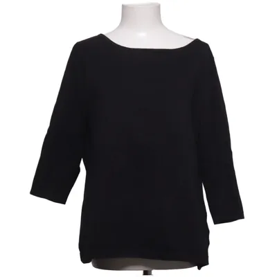 T-shirt à manches longues (Noir) de Oui Black label Coton, Polyamide