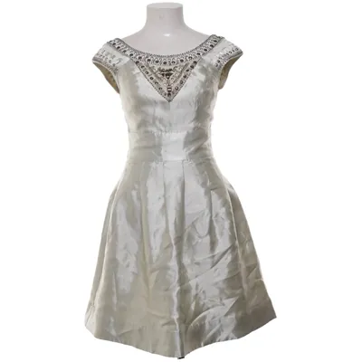 Cocktailklänning (Vit, Silverfärgad) från Spotlight by Warehouse Polyamid, Polyester, Silke, Viskos