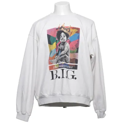 Sweatshirt (Hvid, Flerfarvet) fra The Notorious B.I.G Bomuld, Polyester