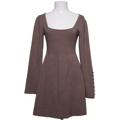 Dress (Brown) from Adoore Acrylic, Polyester, Viscose, Wool