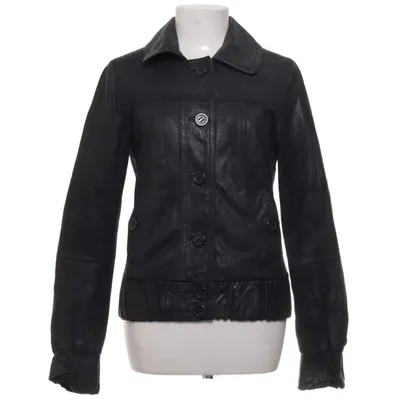 Läderjacka (NEW CLYDE LEATHER JACKET) från ONLY Skinn, Polyester