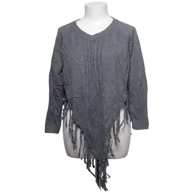 Pullover (Gray) from Dotted Blue Cotton, Polyamide, Wool