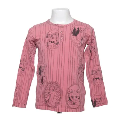 Long sleeve T-shirt (Pink, Black) from Mini Rodini Elastane, Organic cotton