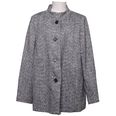 Blazer (Schwarz, Weiß) von Loft Fashion Baumwolle, Polyester, Viskose