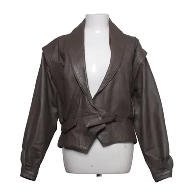 Leather jacket (Brown) from Echt Leder Leather, Polyester