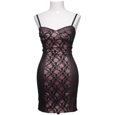 Cocktailjurk (Zwart, Roze, Meerkleurig) van Tally Weijl Katoen, Elastaan, Polyamide, Polyester