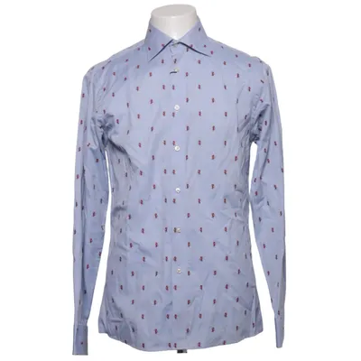 Chemise (Bleu, Rouge) de Oscar of Sweden Coton
