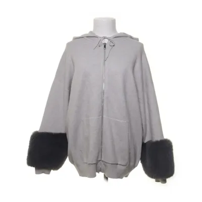 Capuchon sweater (Grijs) van Saks Fifth Avenue Nylon, Polyester, Imitatiebont, Viscose