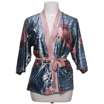Morgenmantel (Blau, Pink, Mehrfarbig) von New Fast Acetat, Polyamid, Polyester