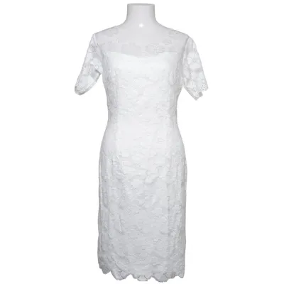 Cocktailklänning (Vit) från Daisy Dapper Elastan, Polyester