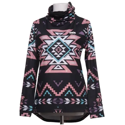 Pul à col roulé (Noir, Multicolore) de Dope Élasthane, Polyester