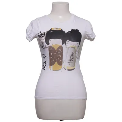 T-shirt (Weiß, Mehrfarbig) von Zara Collection Baumwolle