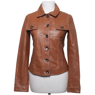 Läderjacka (Brun) från Cabrini