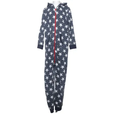 Onesie (Blue, White, Red) from Knox Cotton, Polyester