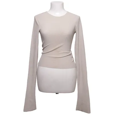 Langærmet t-shirt (Beige) fra A-DSGN Polyester