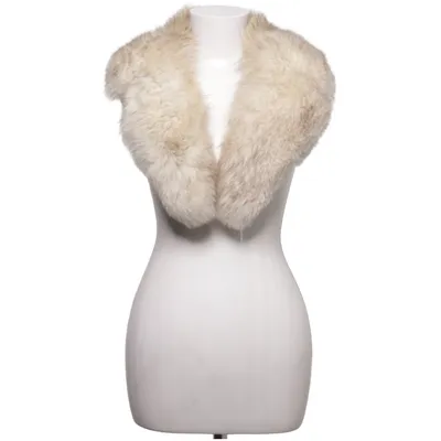 Col en fourrure (Beige)