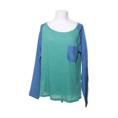 Långärmad t-shirt (Grön, Blå) från Leon & Harper Bomull, Silke