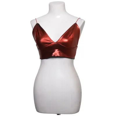 Crop top (Röd, Svart) från Rebecca Stella Elastan, Polyester