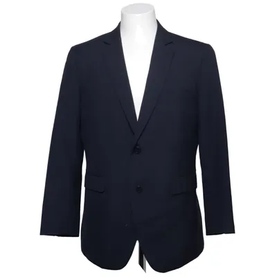 Kavaj (Blå) från Bläck Polyester, Viskos, Ull