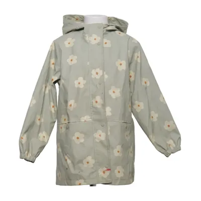 Regnjacka (Grön, Vit) från Vertbaudet Bomull, Polyester