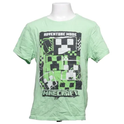 T-shirt (Grön, Svart, Vit) från Minecraft Bomull
