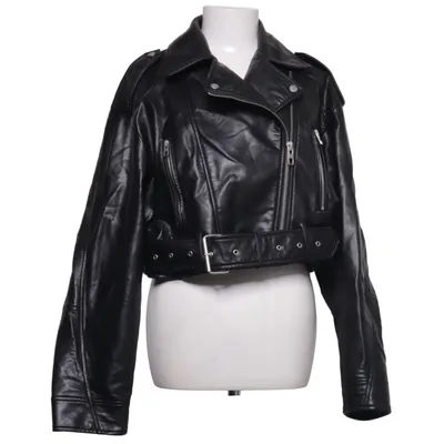 Bikerjack (Zwart) van Zara Polyester, Polyurethaan