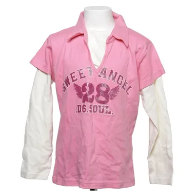 Rugby shirt (Pink, White) from D6 Soul Cotton
