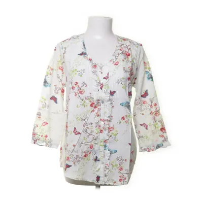 Blouse (White, Multicolored) from Flash Woman Cotton