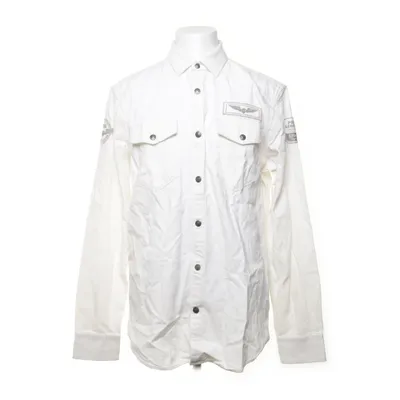 Denim blouse (Wit) van PME Legend Katoen