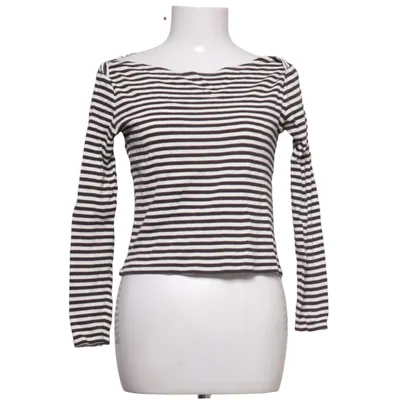 Lange mouwen shirt (Zwart, Wit) van Massimo Dutti Katoen