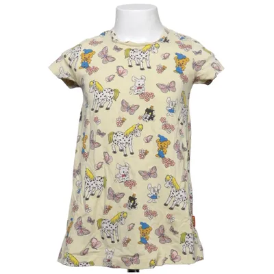 Klänning (Gul, Flerfärgad) från Bamse by Lindex Bomull, Elastan