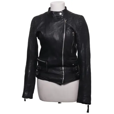 Bikerjack (Zwart) van MDK Katoen, Leer, Polyester
