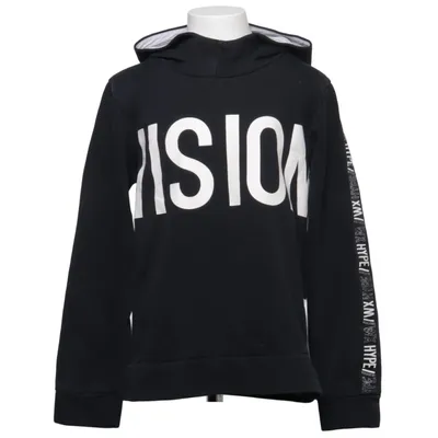 Capuchon sweater (Zwart) van Vision Katoen, Polyester
