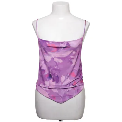 Crop top (Lilla, Pink, Flerfarvet) fra NA-KD Elastan, Polyester