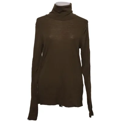 Rollkragenpullover (Grün) von H&M Wolle