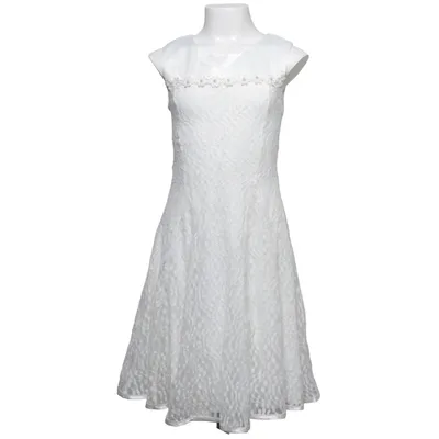 Robe de fille de fleur (Blanc) de Happy Girls Club Polyester