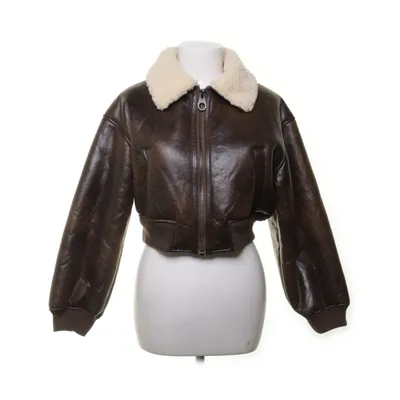 Jakke (Brun) fra ASOS Elastan, Polyester, Polyurethan, Kunstpels