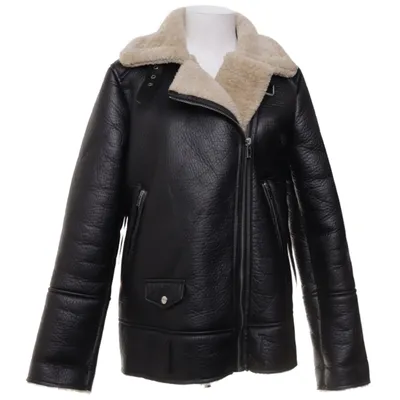 Shearlingjacka (Beige, Svart) från Stradivarius Polyester